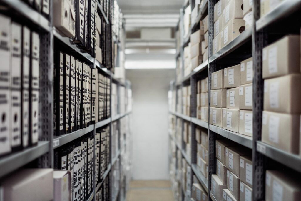 warehouse files storage